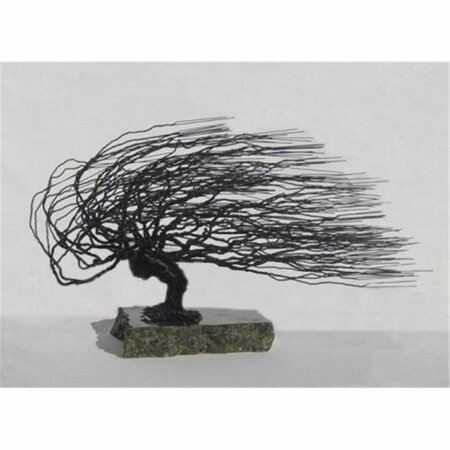 PAISAJE Wire Bonsai Tree Sculpture - Windswept Style PA2810850